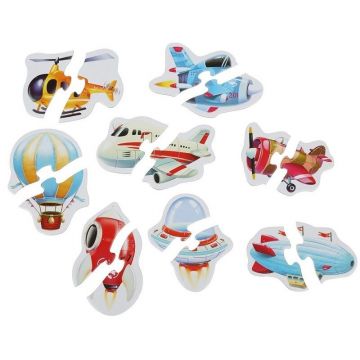 Cubika - Puzzle vehicule Transport aerian Puzzle Copii, piese 16