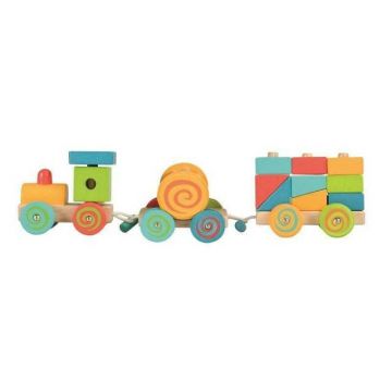 Egmont toys - Set de constructie Trenulet cu cuburi