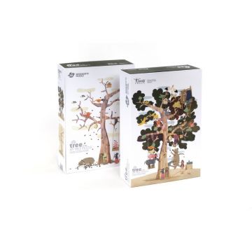 Londji - Puzzle animale Copacul meu , Puzzle Copii , Gigant, piese 50
