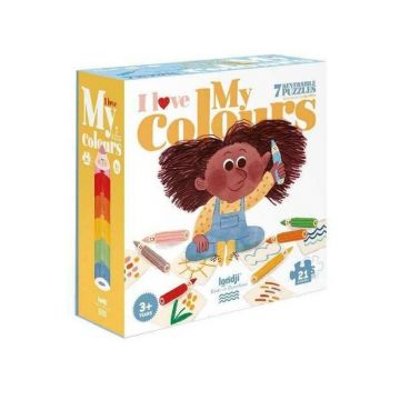 Londji - Puzzle educativ Iubim culorile , Puzzle Copii, piese 21