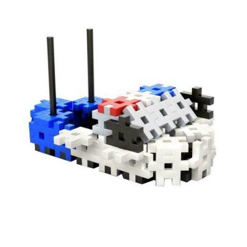 Meli Constructor - Set creativ de constructie Politia, 117 piese, Meli