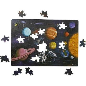 Melissa & Doug - Puzzle educativ Spatiul Puzzle Copii, pcs 100