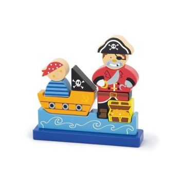 New classic toys - Puzzle 3D magnetic, Pirat