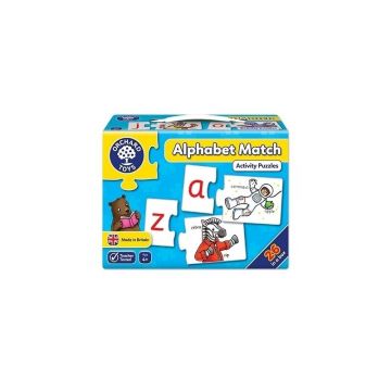 Orchard toys - Joc educativ - puzzle in limba engleza Invata alfabetul prin asociere - Alphabet match