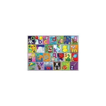 Orchard toys - Puzzle de podea in limba engleza Invata alfabetul, 26 piese, poster inclus