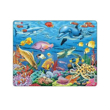 Puzzle maxi Reciful de corali, orientare tip vedere, 35 de piese, Larsen