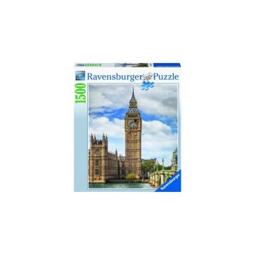 Puzzle Pisica In Big Ben, 1500 Piese