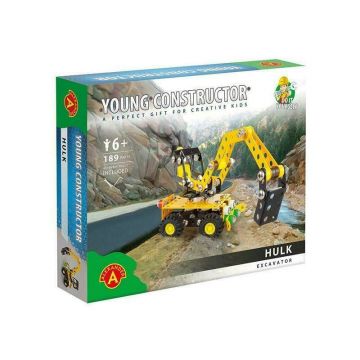 Set constructie 189 piese metalice Constructor Hulk Excavatorul, Alexander