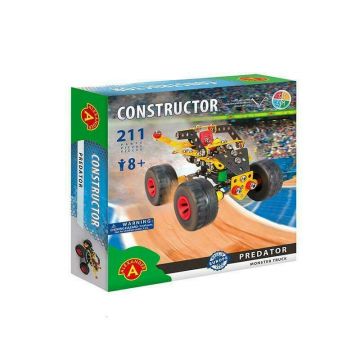 Set constructie 211 piese metalice Constructor Monster Truck, Alexander