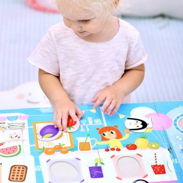 Banana Panda - Puzzle educativ Food Truck 98x33 cm Puzzle Copii, piese 23