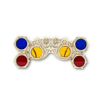 EWA - Puzzle 3D Glasses Goggles Triangle , Puzzle Copii , Cu mecanism din Lemn, piese 74
