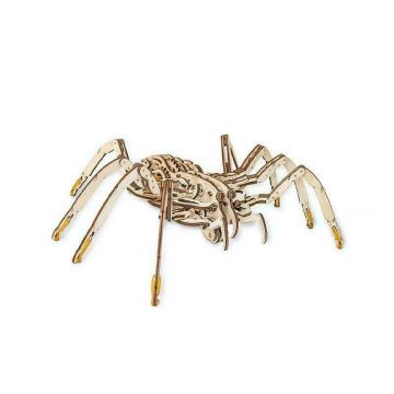 EWA - Puzzle 3D Spider , Puzzle Copii , Cu mecanism din Lemn, piese 293