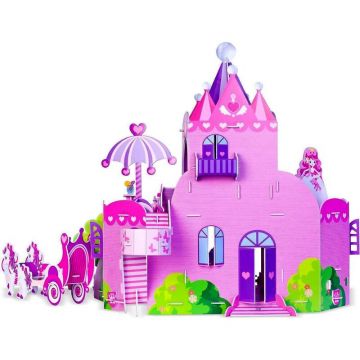 Fiesta Crafts - Puzzle 3D Castelul printesei Puzzle Copii, piese 109