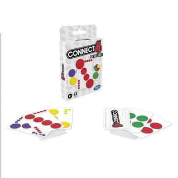 Hasbro - Joc de societate Connect 4 Clasic, In limba romana, Cu carti