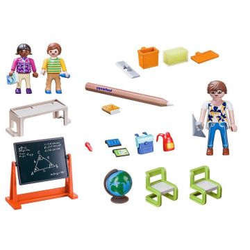 Playmobil - Set figurine Scoala , City Life , Set portabil