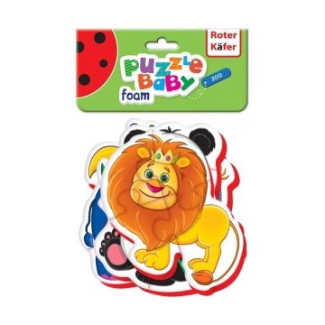 Puzzle Bebe Animale de la Zoo, 18 piese Roter Kafer RK1102-04