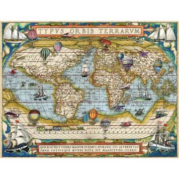 Puzzle Harta Lumii, 2000 Piese