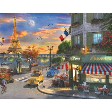 Ravensburger - Puzzle peisaje Apus in Paris Puzzle Adulti, piese 2000