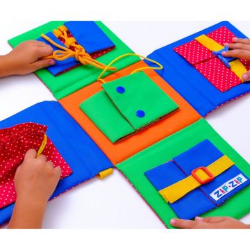 Roter Kafer - Joc de indemanare Carte Senzoriala Busy Board