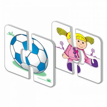THE LEARNING JOURNEY - Puzzle educativ Jucarii Set de potrivire Puzzle Copii, piese 30