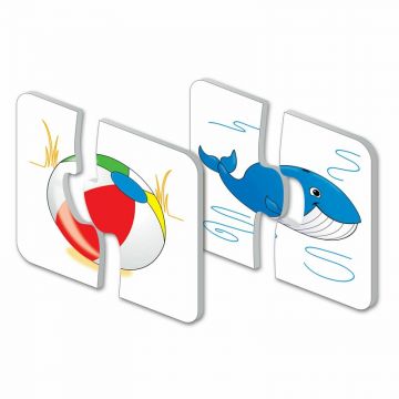 THE LEARNING JOURNEY - Puzzle educativ Oceanul Set de potrivire Puzzle Copii, piese 30