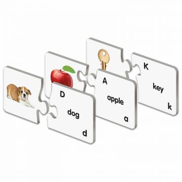 THE LEARNING JOURNEY - Puzzle educativ Potriveste imaginile cu denumirile In limba engleza Puzzle Copii, piese 26
