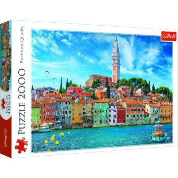 Trefl - Puzzle peisaje Rovinj Croatia , Puzzle Copii, piese 2000