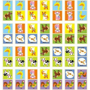Viga - Domino Cu imagini - Animale de la ferma