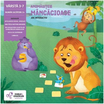 Chalk and Chuckles - Joc interactiv Animalutele mancacioase