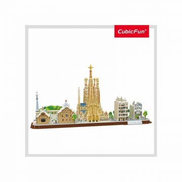 Cubic fun - Puzzle 3D Barcelona 186 Piese