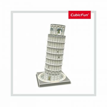 Cubic fun - Puzzle 3D Turnul Din Pisa (Nivel Mediu 27 Piese)