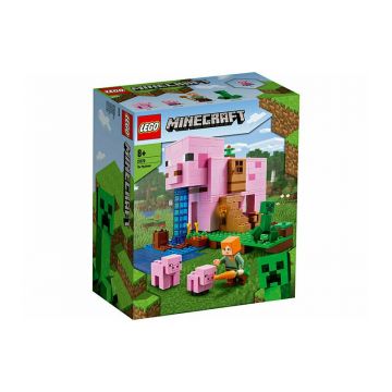 LEGO - Set de constructie Casuta purcelus ® Minecraft, pcs 490