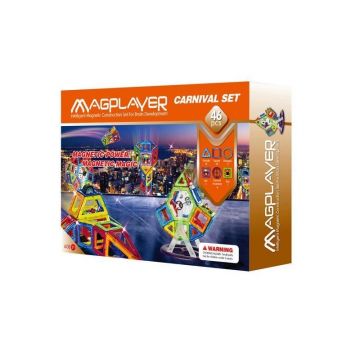 MAGPLAYER Joc de constructie magnetic - 46 piese