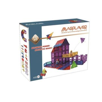 Set de constructie magnetic - 112 piese