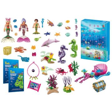 Playmobil - Set de constructie Sirene , Calendar Craciun