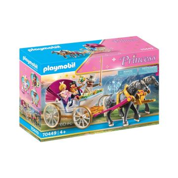 Playmobil - Set de constructie Trasura cu print si printesa Princess