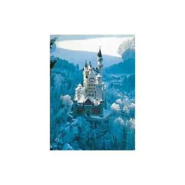 Ravensburger - Puzzle Castelul Neuschwanstein iarna, 1500 piese