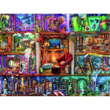 Ravensburger - Puzzle Marea Biblioteca, 1500 Piese
