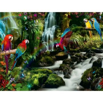 Ravensburger - Puzzle Papagali In Jungla, 2000 Piese