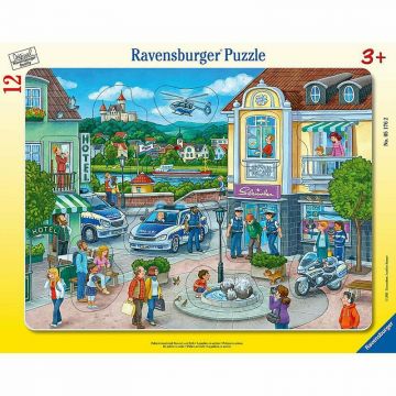 Ravensburger - Puzzle Tip Rama Politia In Actiune, 12 Piese