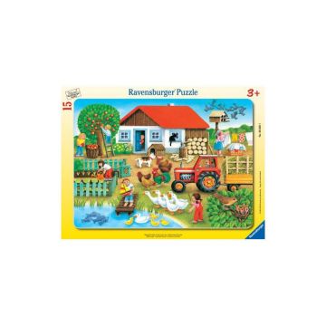 Ravensburger - Puzzle Unde sa il asez, 15 piese