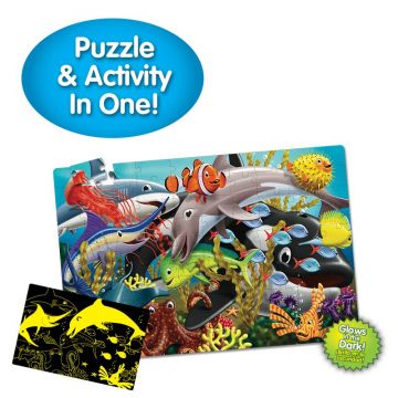 Puzzle Straluceste In Intuneric - Viata Marina