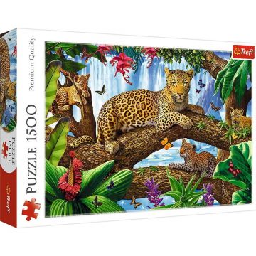 Trefl - PUZZLE 1500 JAGUAR INTR-O PAUZA ODIHNITOARE