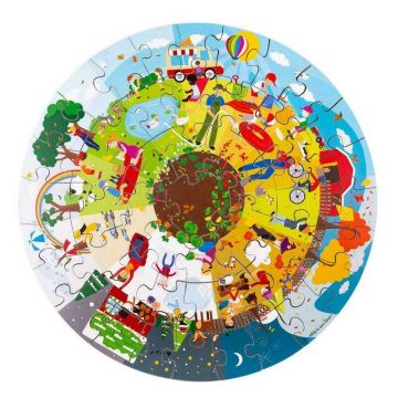 Bigjigs toys - Puzzle de podea 360° - Anotimpurile