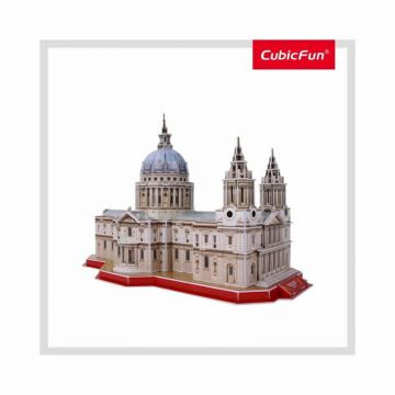 Cubic fun - Puzzle 3D+Brosura-Catedrala St. Paul 107 Piese