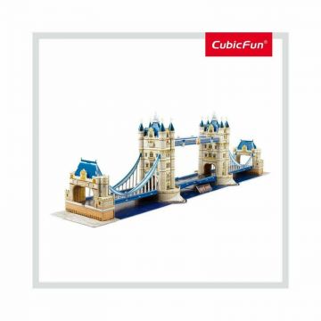 Cubic Fun - Puzzle 3D si Brosura-Tower Bridge 120 Piese