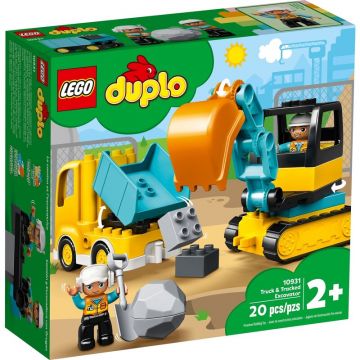 Lego - DUPLO CAMION SI EXCAVATOR PE SENILE 10931