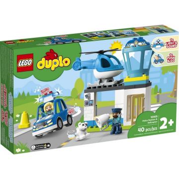 Lego - DUPLO SECTIE DE POLITIE SI ELICOPTER 10959