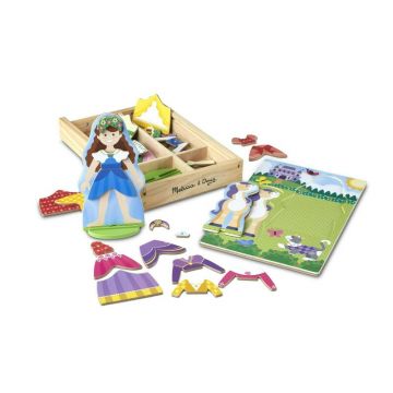 Melissa & Doug - Joc magnetic De imbracat printesa si calutul