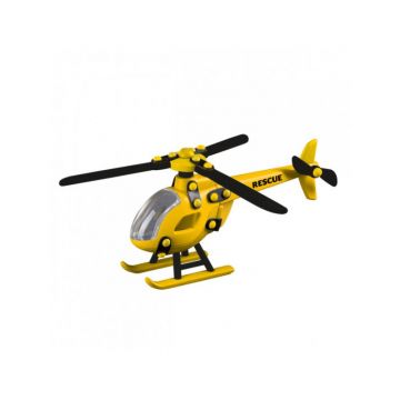 Mic o Mic - Set de constructie Elicopter Rescue 3D, 21 cm